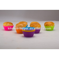 BPA libre de calor resistente a la humedad antiadherente pastel muffin tazas platos Liners conjuntos de moldes, silicona hornear Muffin Cup